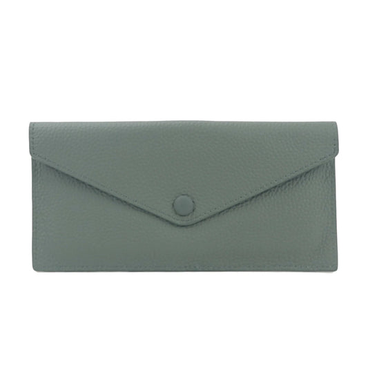 Customized Letters Pebble Pattern Envelope Bag Thin Long Wallet Cardholder Clutch Bag Women'S Mobile Bag Coin Purse